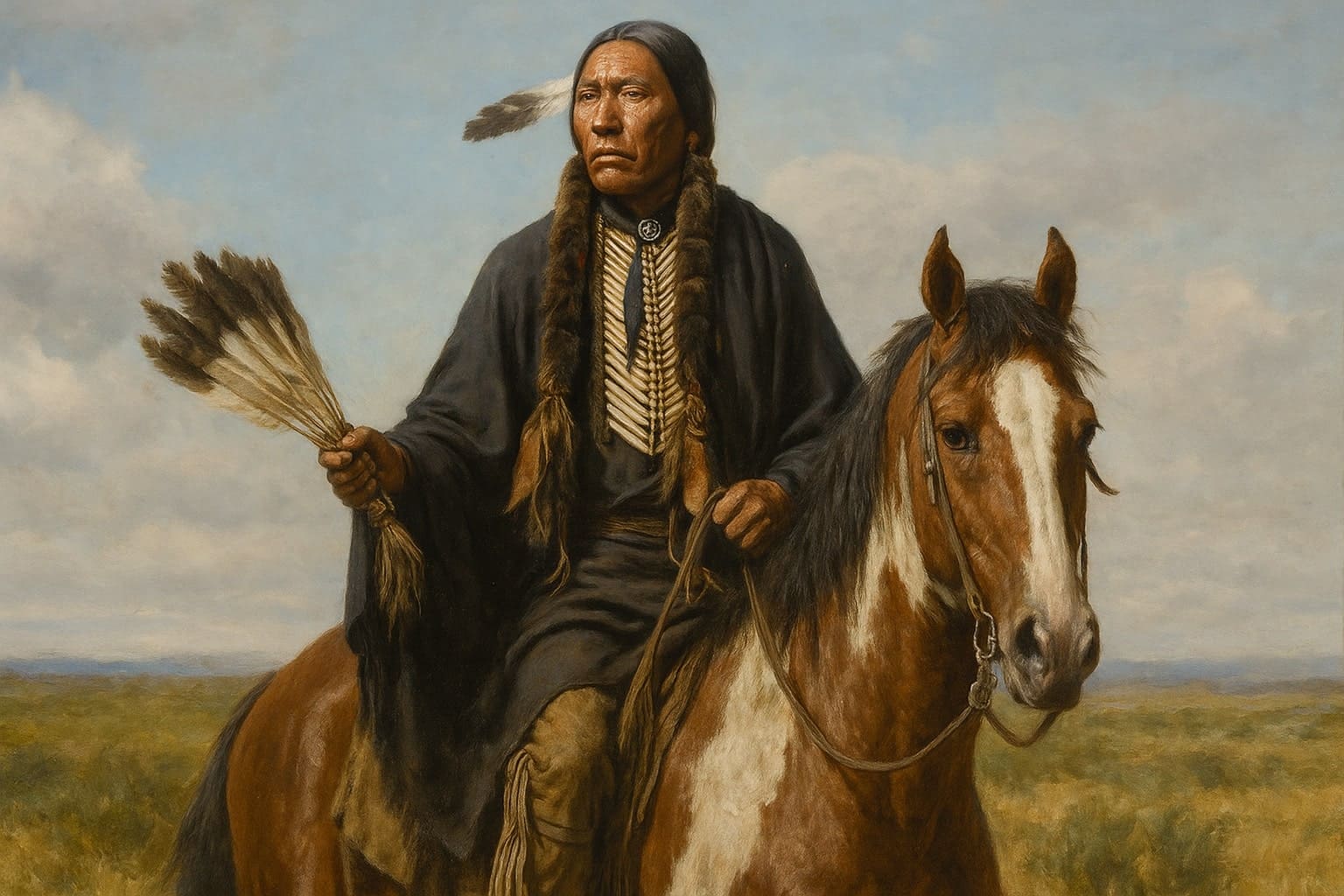 Indián z kmene Komančů